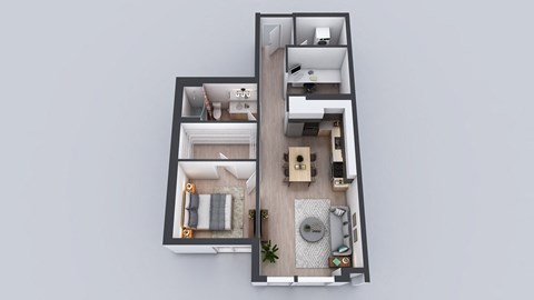 Kado NW A7 with Den Floor Plan